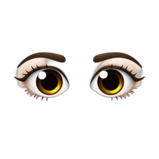 rainbow eyes emoji